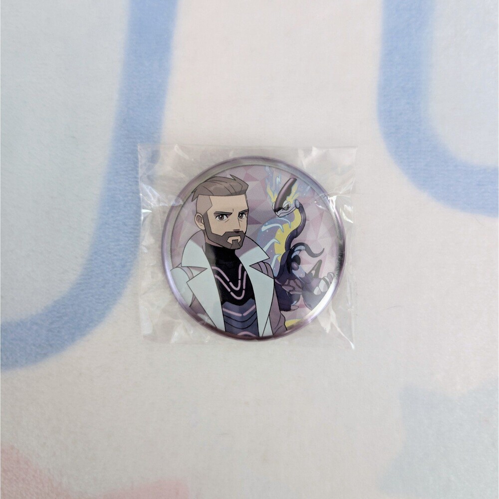 Pokemon Professor Turo Miraidon 2" Can Badge Japan Scarlet and Violet